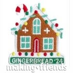 Girl Scout Gingerbread 2024 Patch