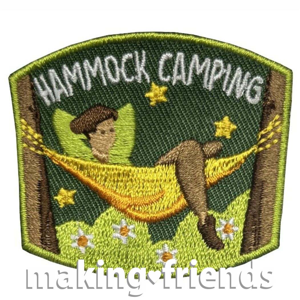 Girl Scout Hammock Camping Patch