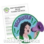 Girl Scout Recruiter Patch Program®