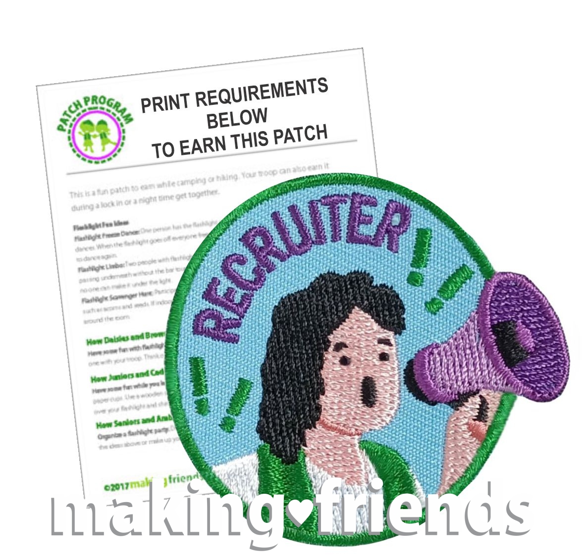 Girl Scout Recruiter Patch Program®