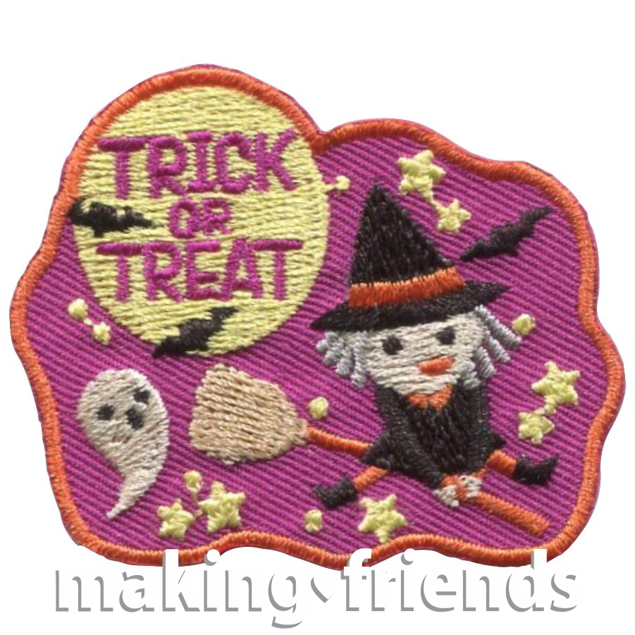 Girl Scout Trick or Treat Fun Patch