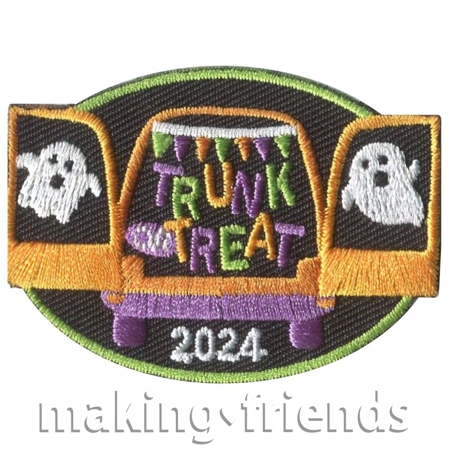 Girl Scout Trunk or treat fun patch 2024