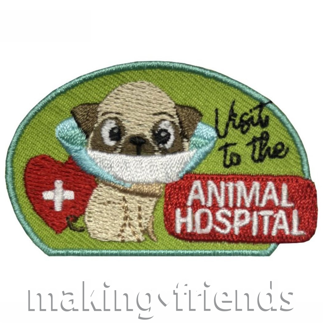 Girl Scout Visit to the Animal Hospital Patch