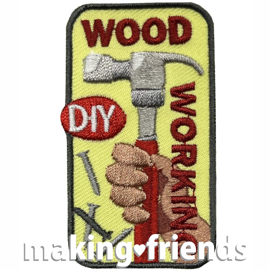 Girl Scout Wood Working DIY Patch