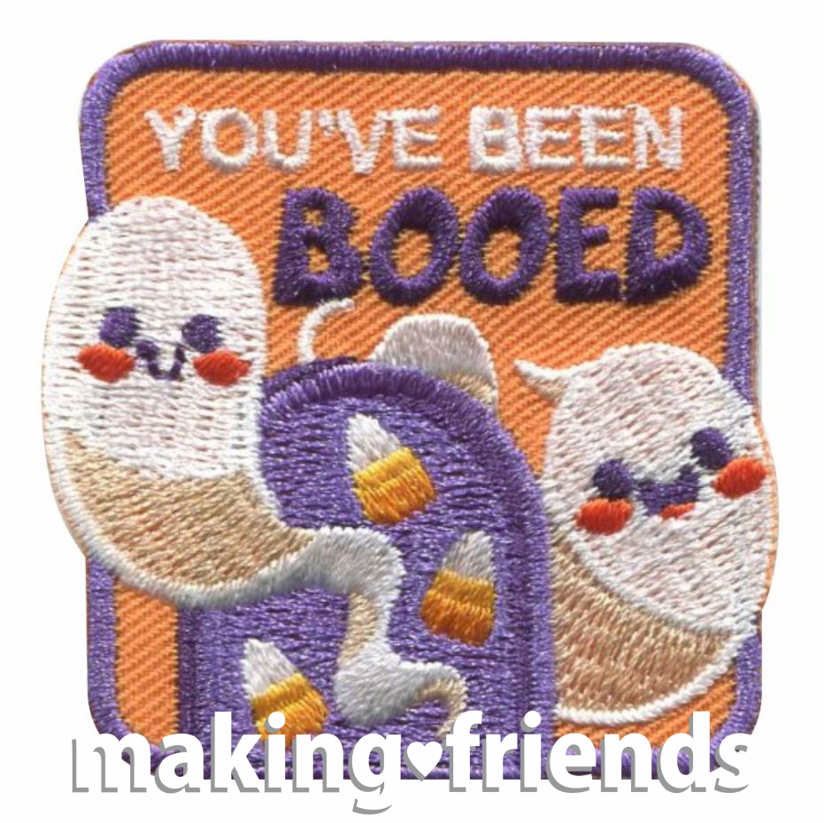 Girl Scout You've Been Booed fun patch