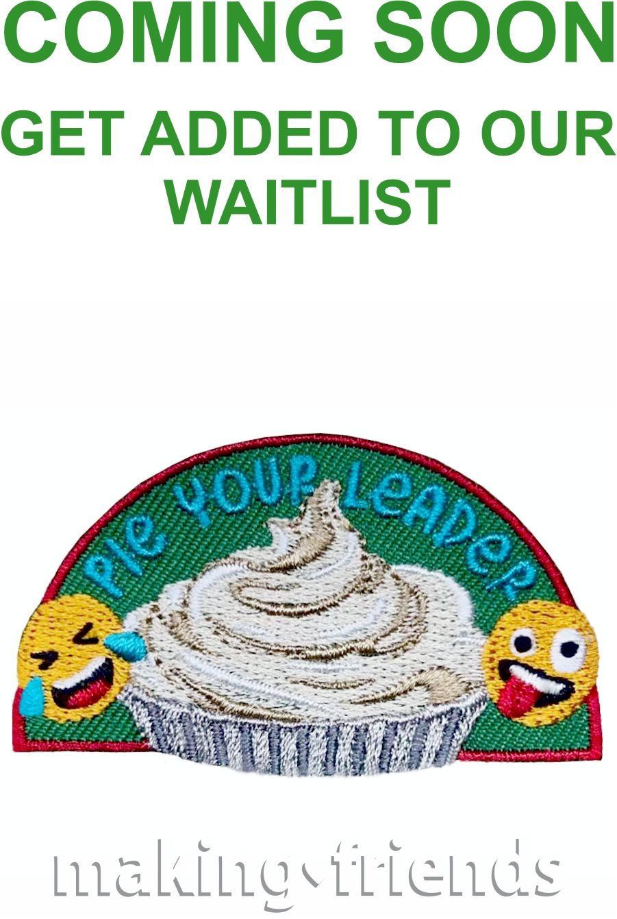 Girl Scout Pie Your Leader Fun Patch