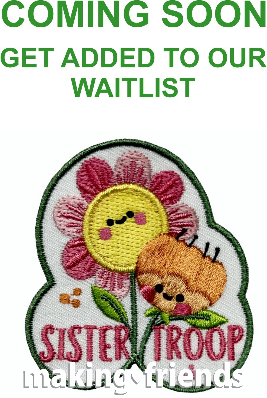 Girl Scout Sister Troop Fun Patch