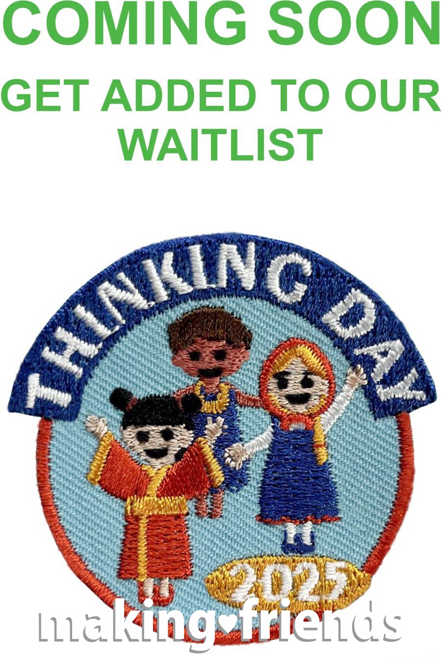 Girl Scout Thinking Day 2025 Patch