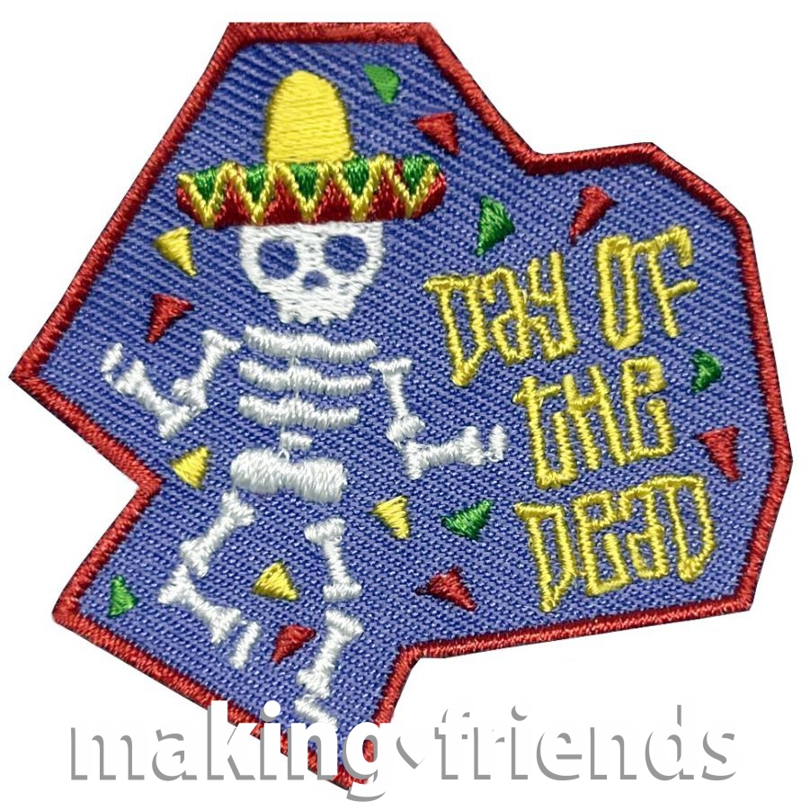 Girl Scout Day of the Dead Patch