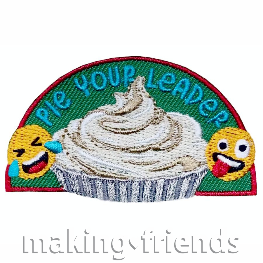 Girl Scout Pie Your Leader Fun Patch