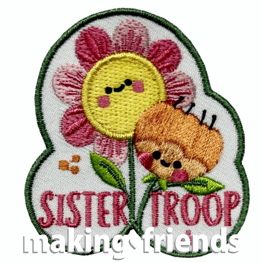 Girl Scout Sister Troop Fun Patch