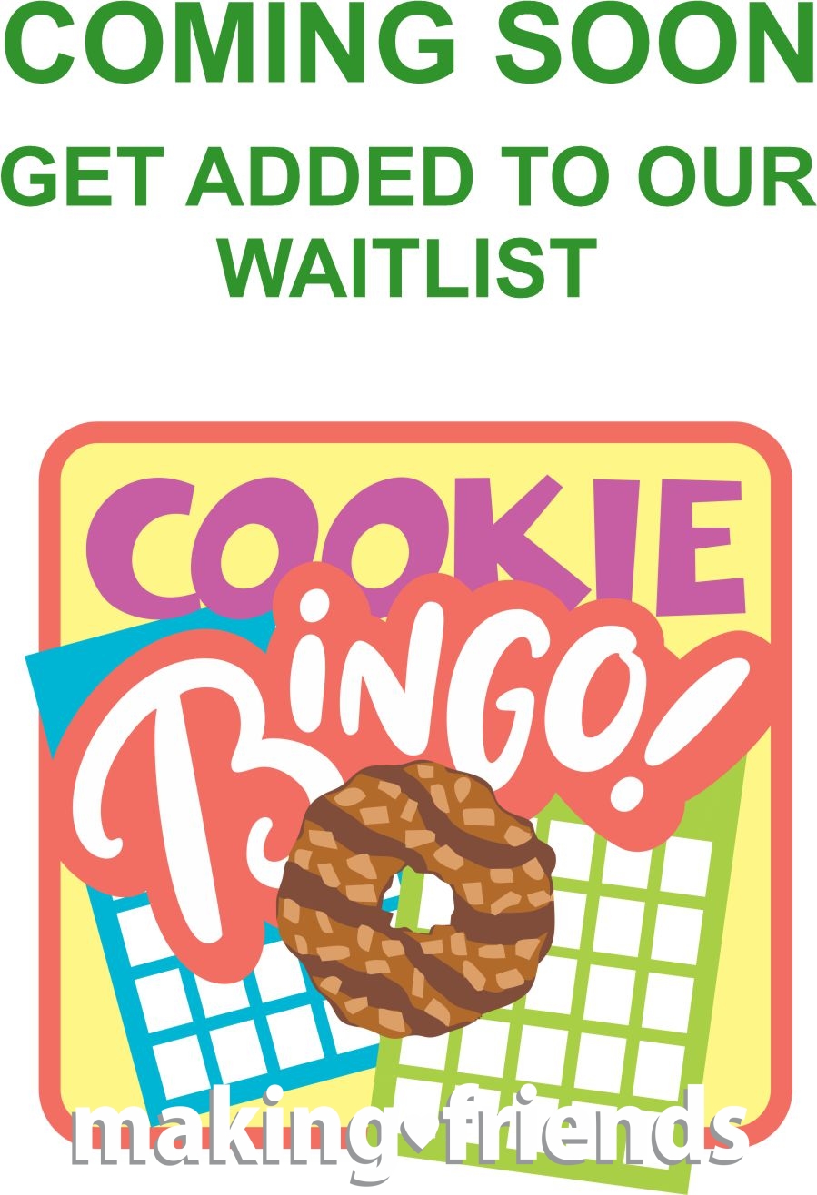 Girl Scout Cookie Bingo Fun Patch