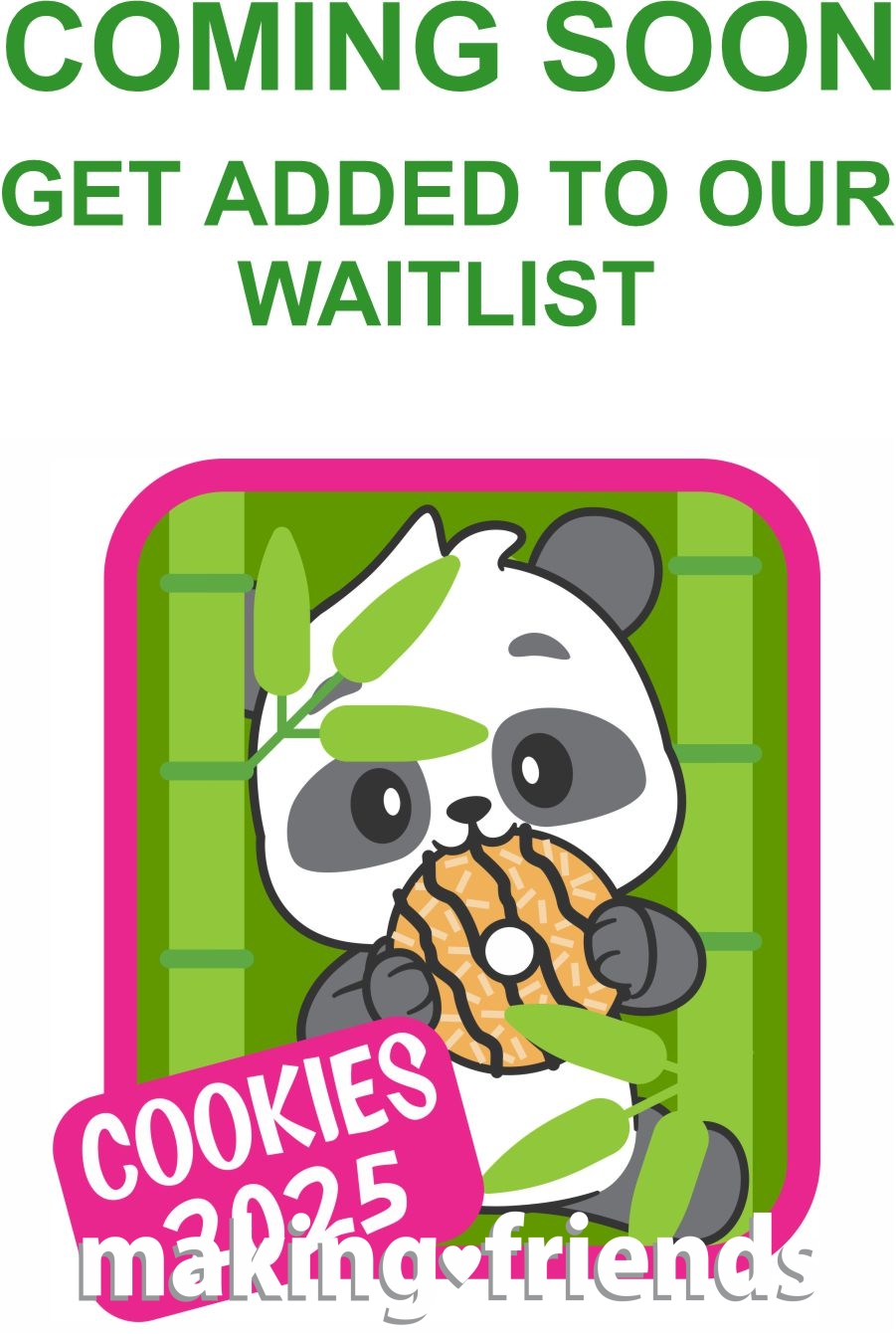 Girl Scout Cookies patch 2025 with Panda