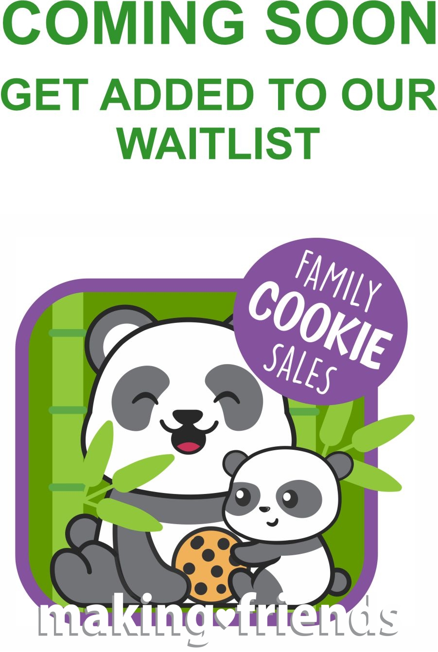 Girl Scout Family Cookies patch with Panda