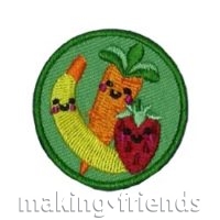 Girl Scout Healthy Food Helper Service Patch from Youth Squad