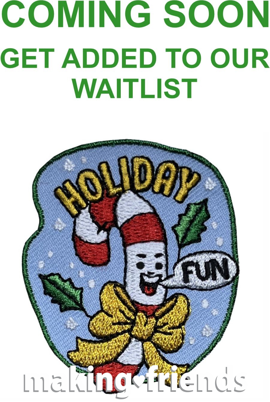 Girl Scout Holiday fun patch