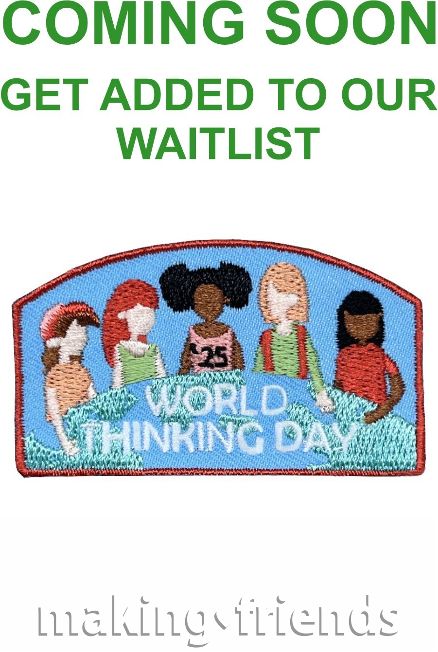 Girl Scout World Thinking Day 2025 patch