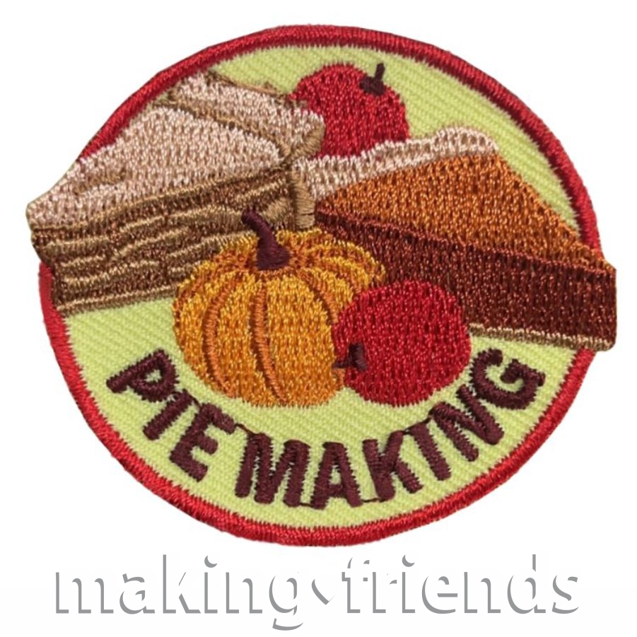 Girl scout pie making patch