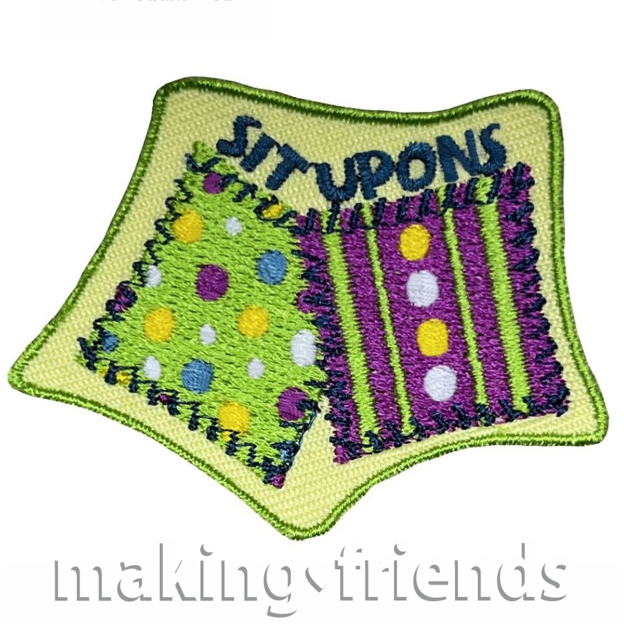 Girl Scout sit-upons patch