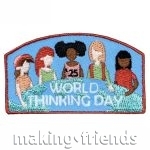 Girl Scout World Thinking Day 2025 patch