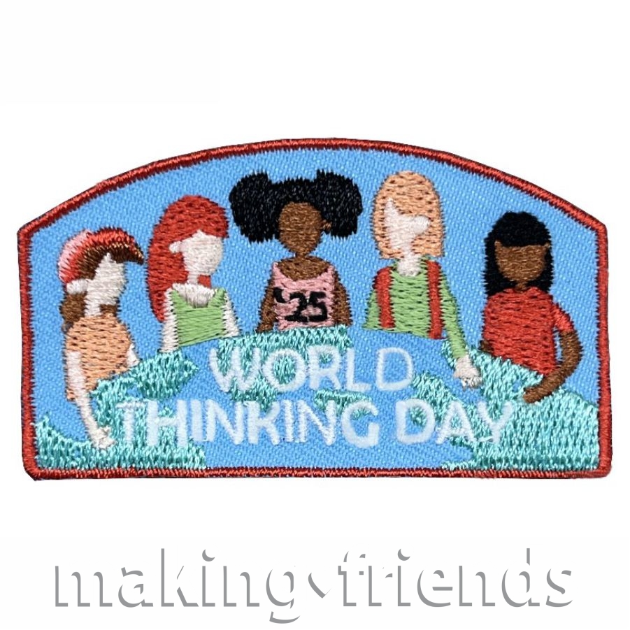 Girl Scout World Thinking Day 2025 patch