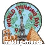 Girl Scout World Thinking Day patch