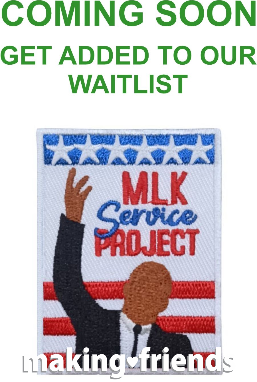 Girl Scout MLK Service Project Patch