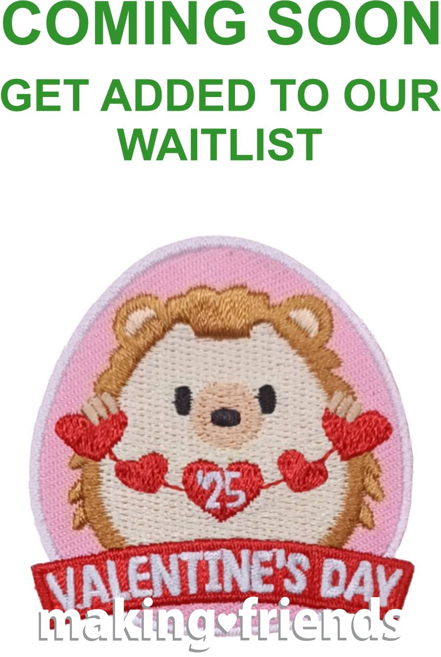 Girl Scout Valentine's Day Fun Patch 2025