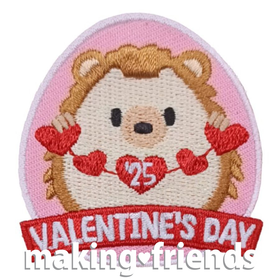 Girl Scout Valentine's Day Fun Patch 2025