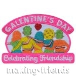 Girl Scout Galentine's Day Patch