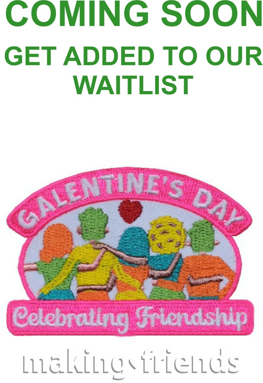 Girl Scout Galentine's Day Patch