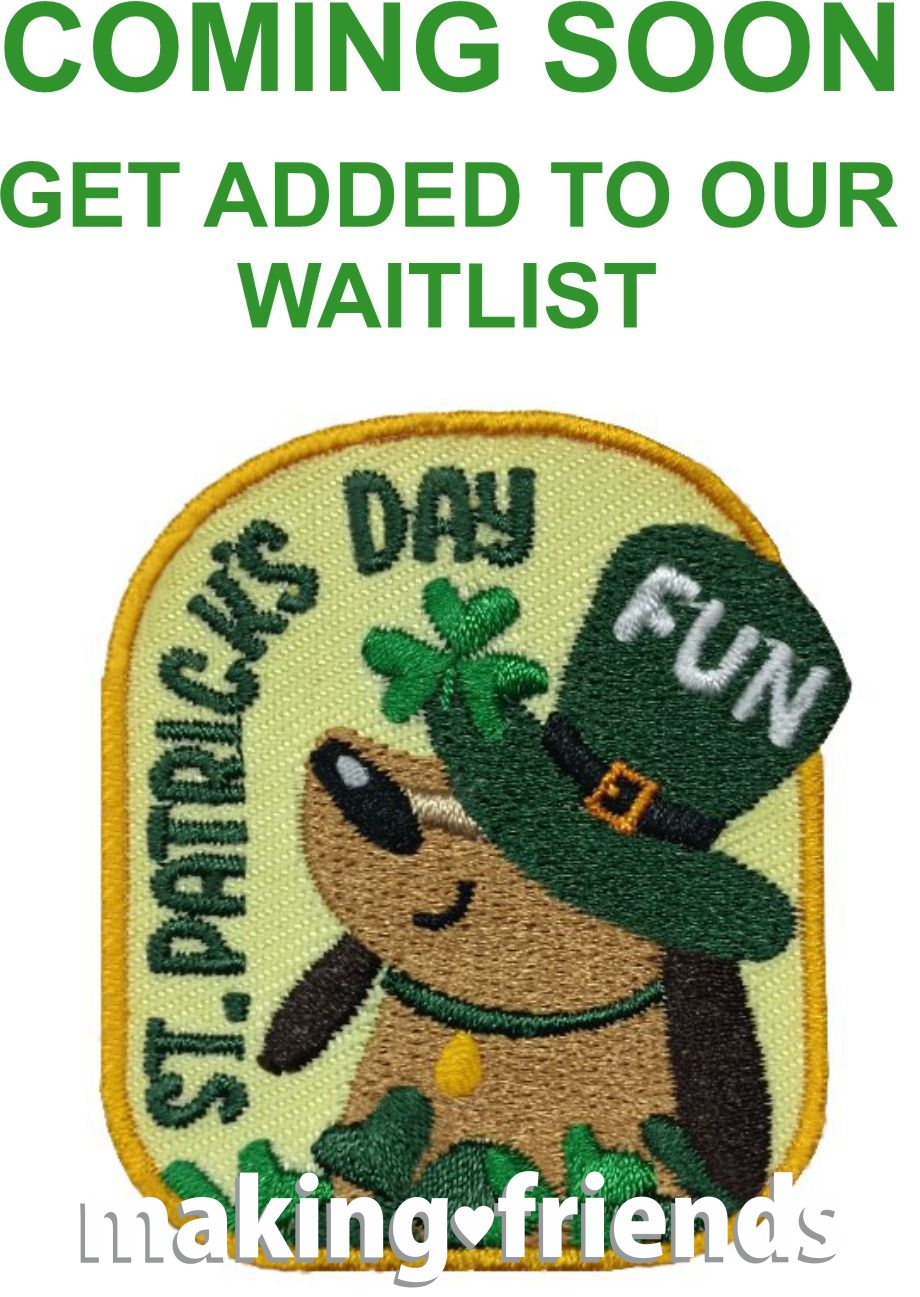 Girl Scout St Patrick's Day Patch