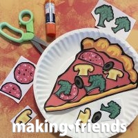 Girl Scout Pizza Craft