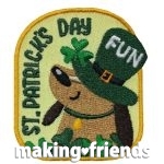 Girl Scout St Patrick's Day Patch