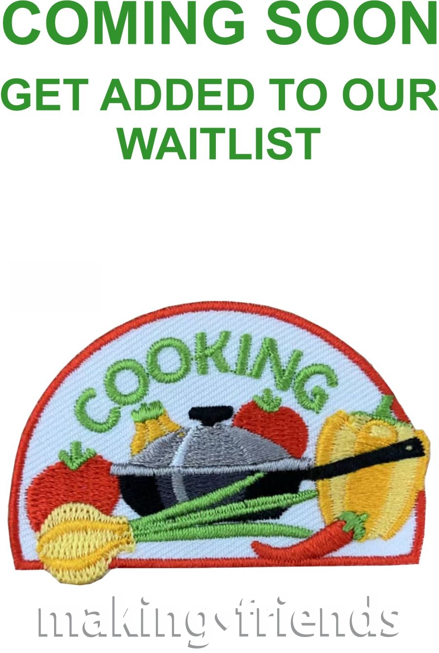 Girl Scout and Cub Scout Cooking Patch