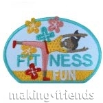 Girl Scout Fitness Fun Patch