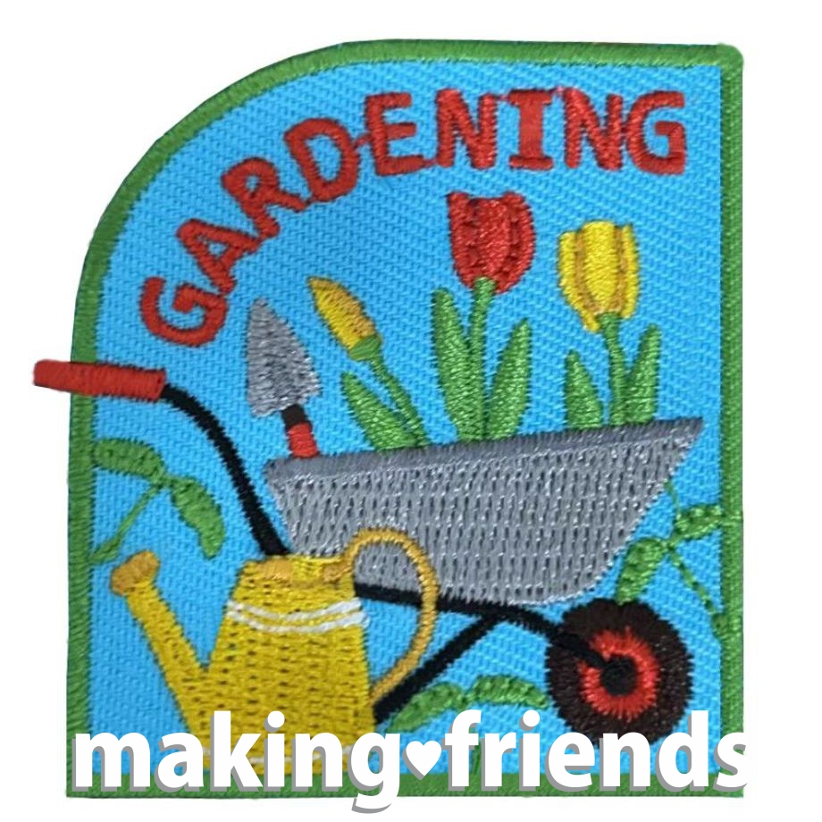 Girl Scout and BOY SCOUT Gardening Fun Patch