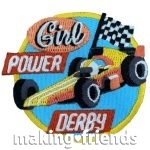 Girl Scout Girl Power Derby Patch