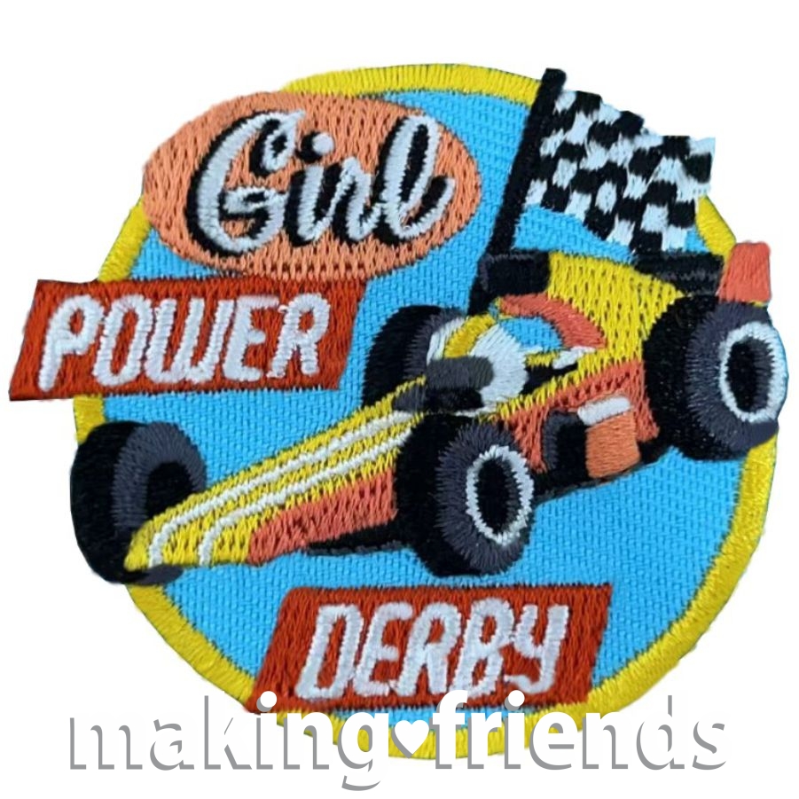 Girl Scout Girl Power Derby Patch