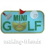 Girl Scout and Cub Scout Mini Golf Patch