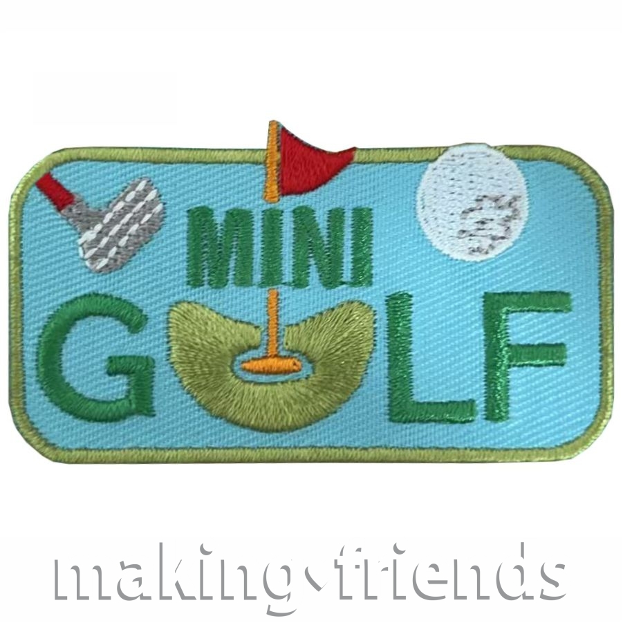 Girl Scout and Cub Scout Mini Golf Patch