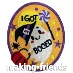Girl Scout "I've Been Booed" Fun Patch