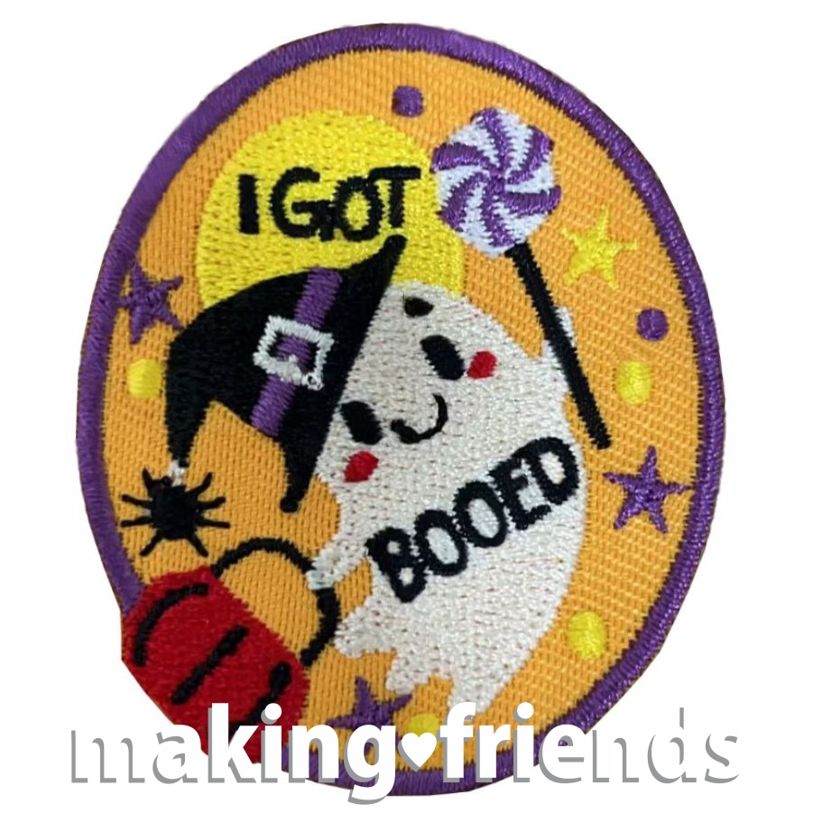 Girl Scout "I've Been Booed" Fun Patch