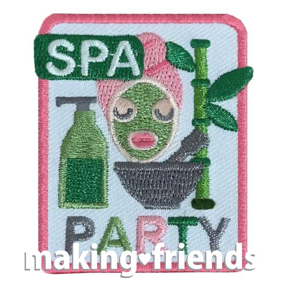 Girl Scout Spa Party Fun Patch