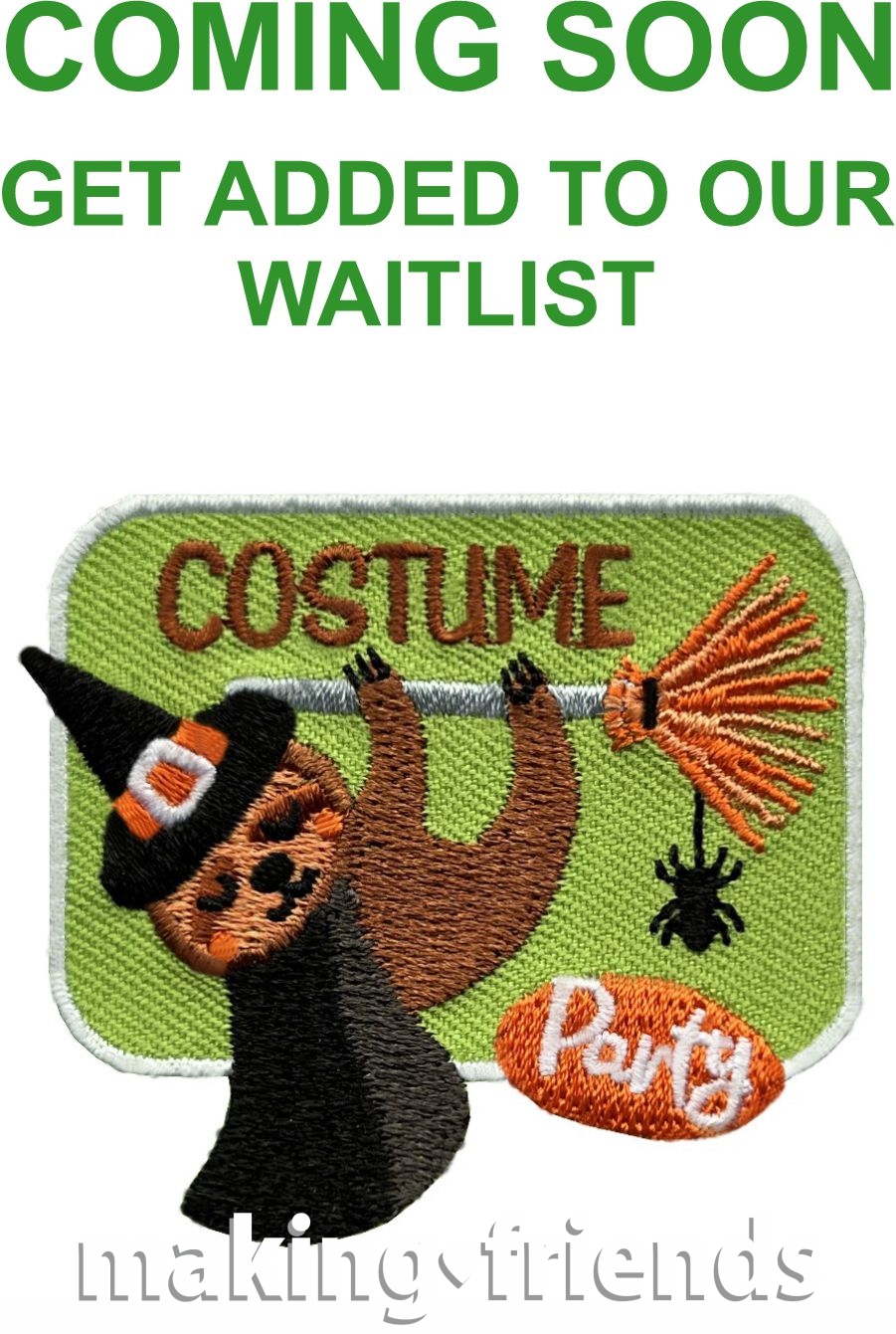 Girl Scout Costume Party Fun Patch