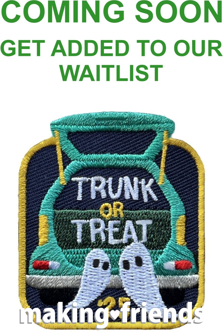 Girl Scout Trunk or Treat Patch 2025