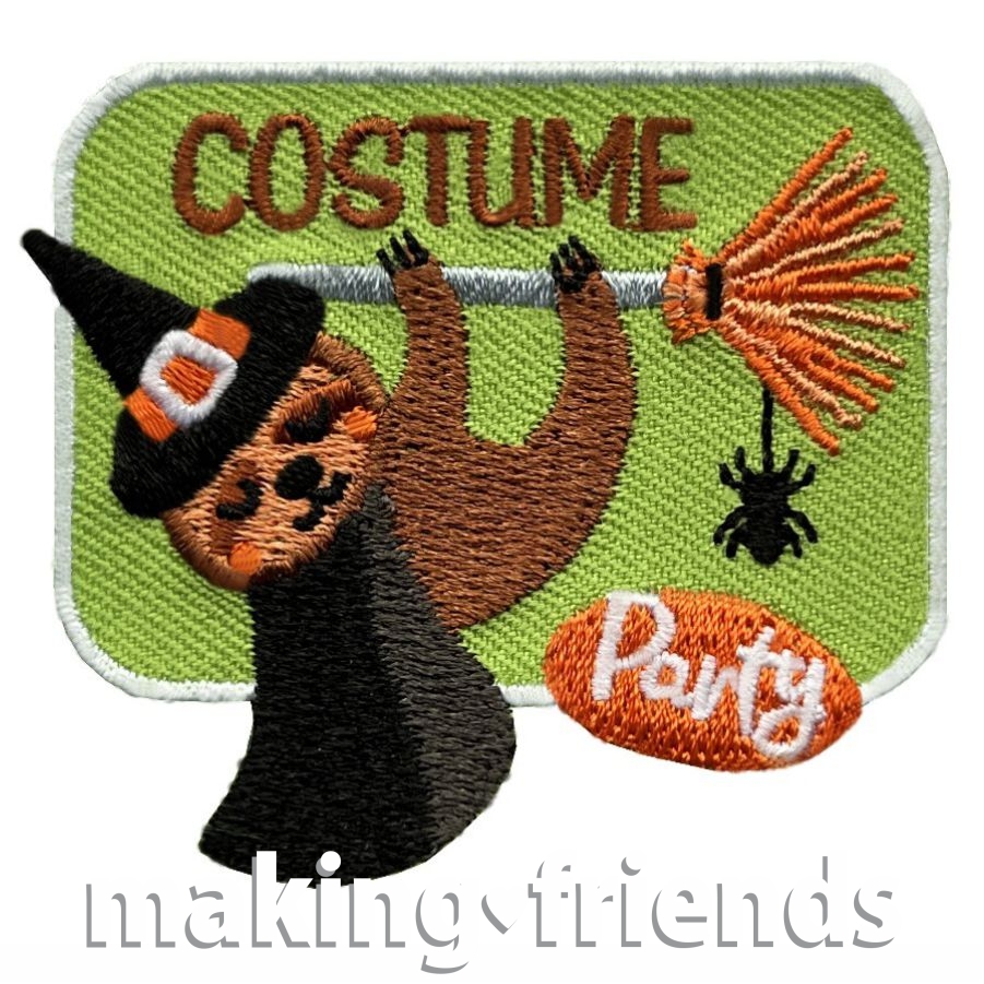 Girl Scout Costume Party Fun Patch