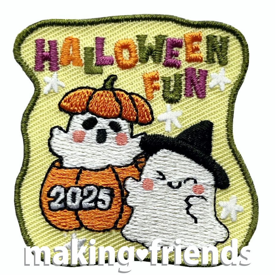 Girl Scout Halloween Fun Patch 2025