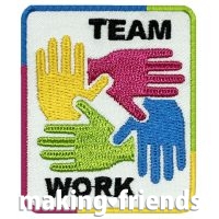 Girl Scout Teamwork Fun Patch