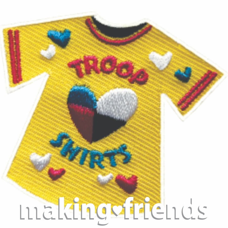 Girl Scout Troop Shirt Making Patch